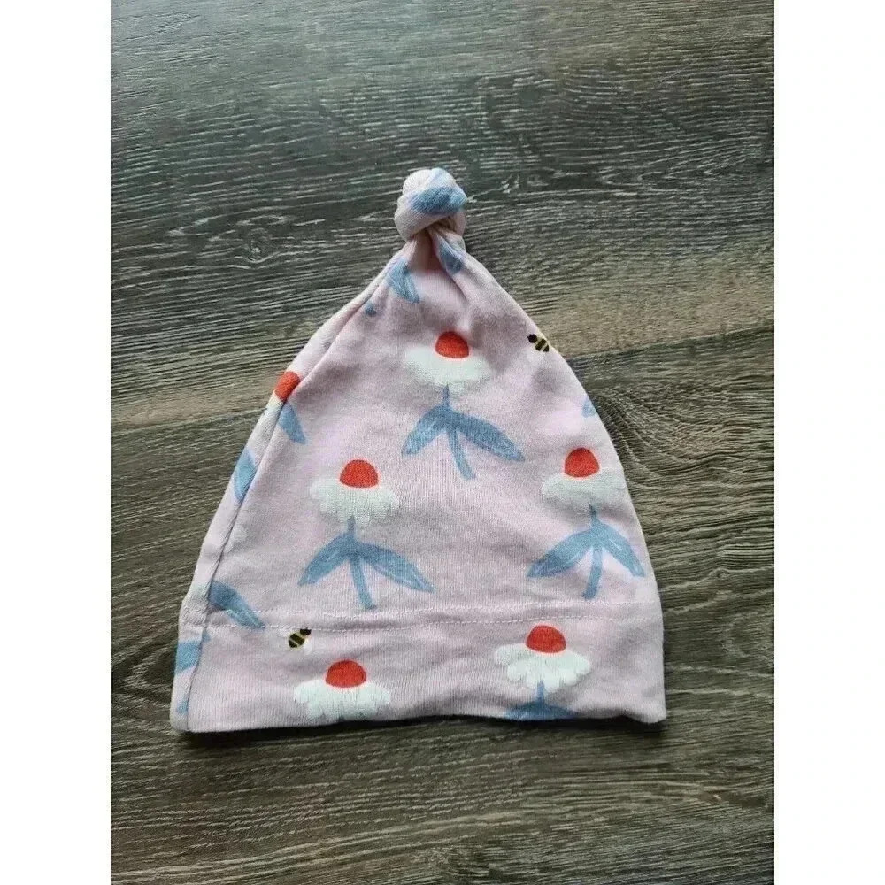 Hanna Andersson baby girl size xs flower hat #3‎